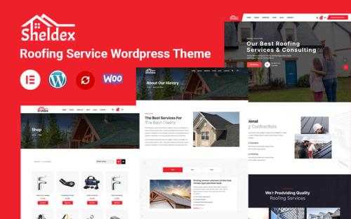 Sheldex - Roofing Company Elementor WordPress Theme theme free